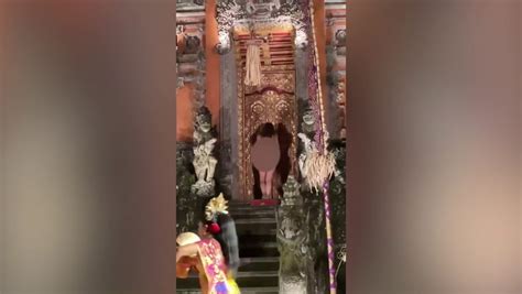 german woman naked in bali|Outrage in Bali as tourist gets naked at sacred temple